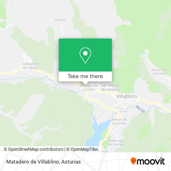 Matadero de Villablino map