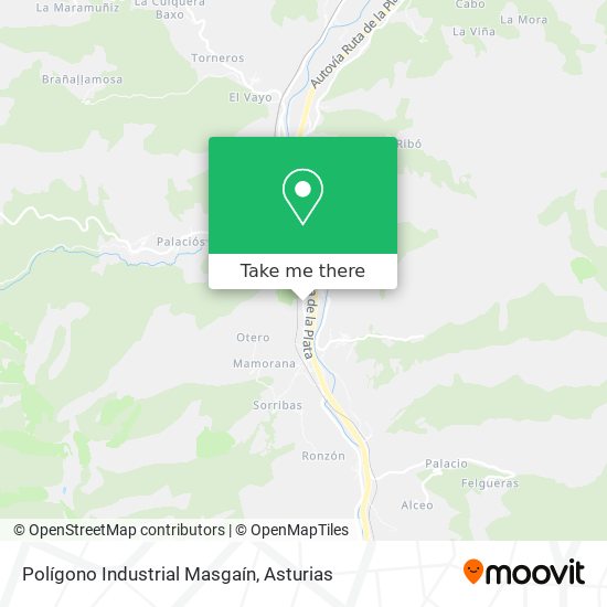 Polígono Industrial Masgaín map