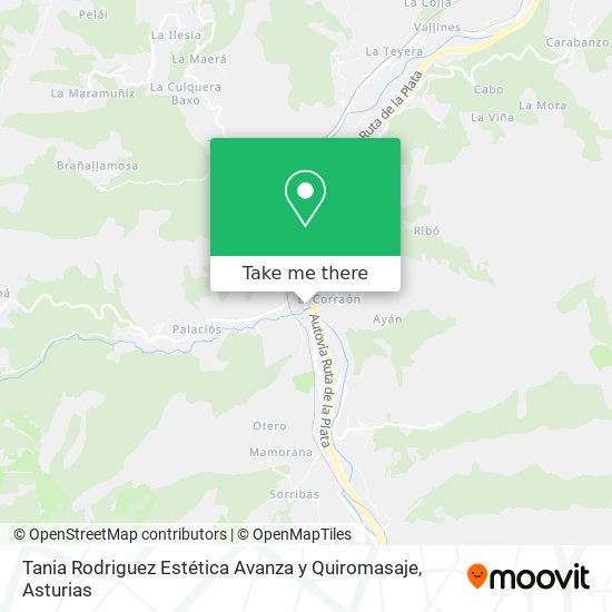 Tania Rodriguez Estética Avanza y Quiromasaje map