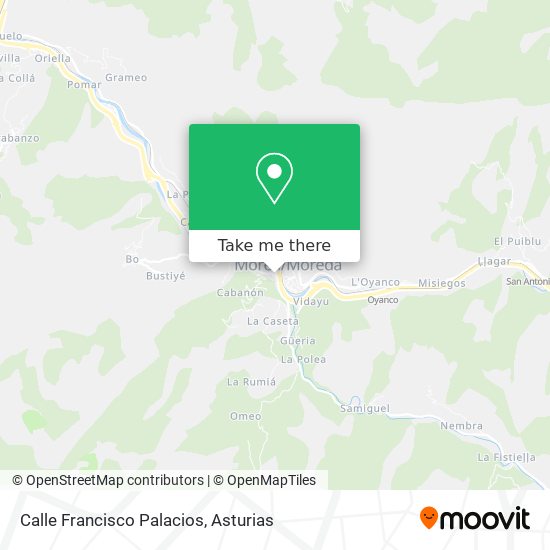 Calle Francisco Palacios map