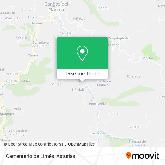 Cementerio de Limés map