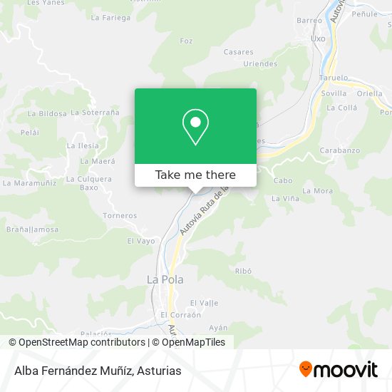 Alba Fernández Muñíz map