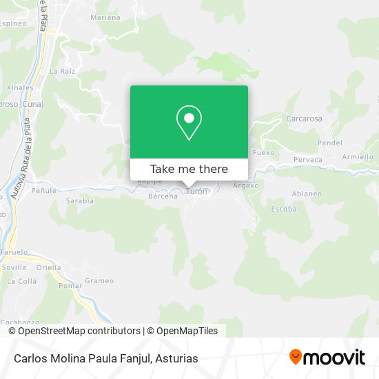 Carlos Molina Paula Fanjul map