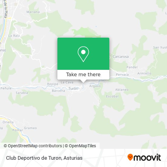 Club Deportivo de Turon map