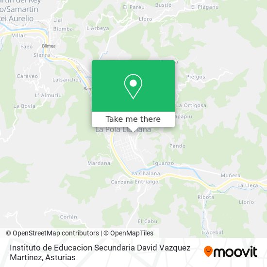Instituto de Educacion Secundaria David Vazquez Martinez map