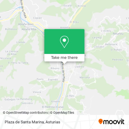 Plaza de Santa Marina map