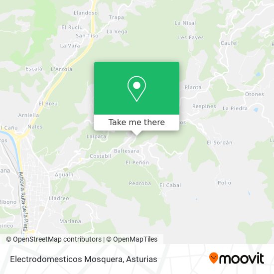 Electrodomesticos Mosquera map