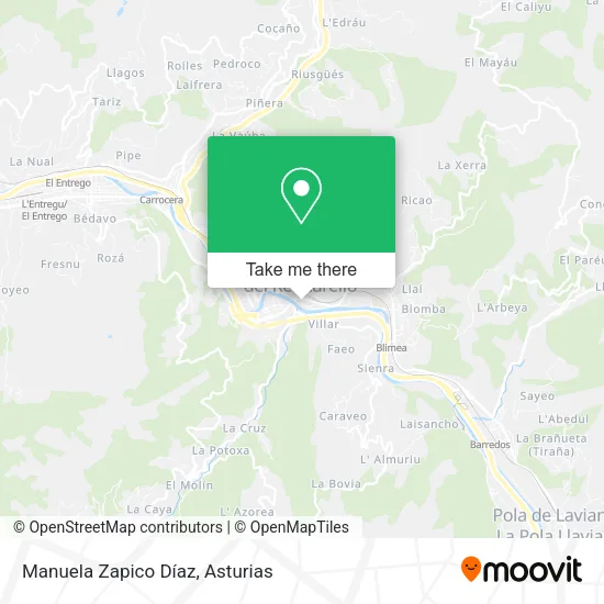 Manuela Zapico Díaz map
