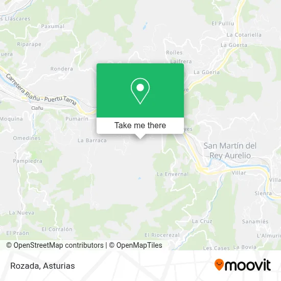 Rozada map