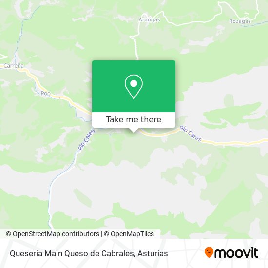 Quesería Main Queso de Cabrales map
