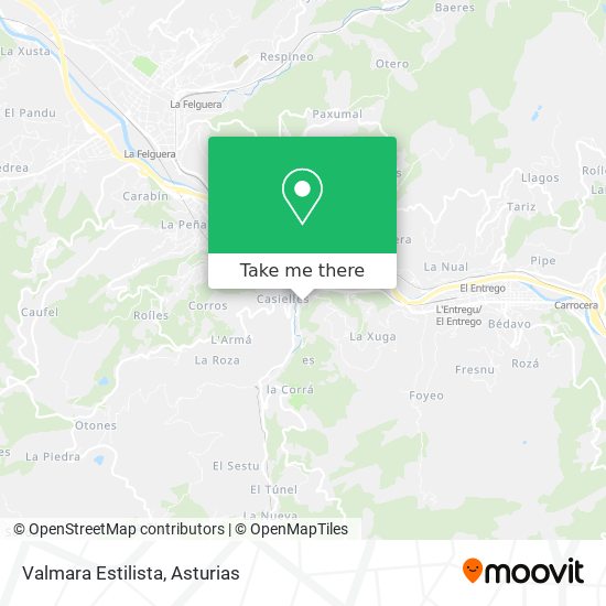 mapa Valmara Estilista