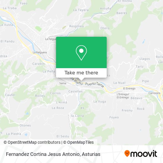 Fernandez Cortina Jesus Antonio map