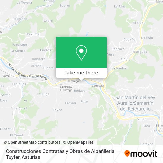 Construcciones Contratas y Obras de Albañileria Tuyfer map