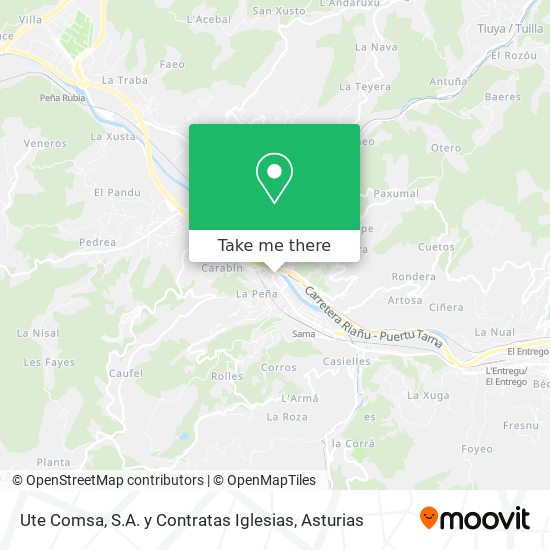 Ute Comsa, S.A. y Contratas Iglesias map