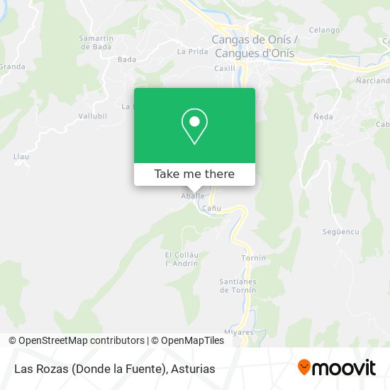 mapa Las Rozas (Donde la Fuente)