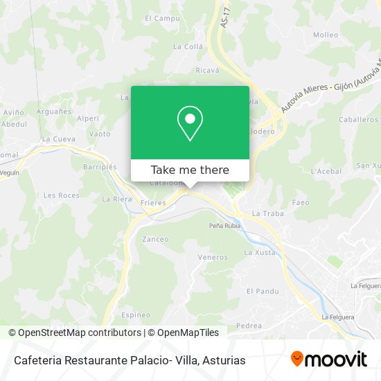 Cafeteria Restaurante Palacio- Villa map