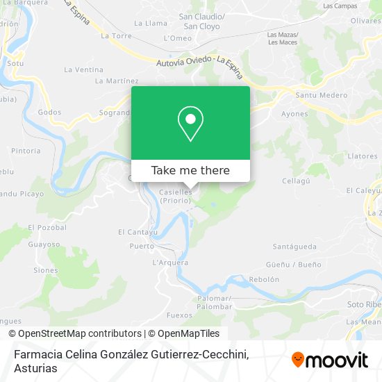Farmacia Celina González Gutierrez-Cecchini map