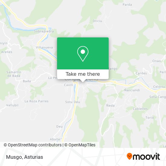 Musgo map