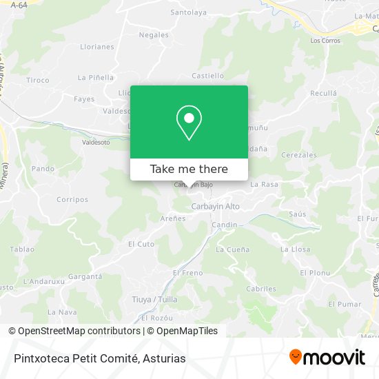 Pintxoteca Petit Comité map