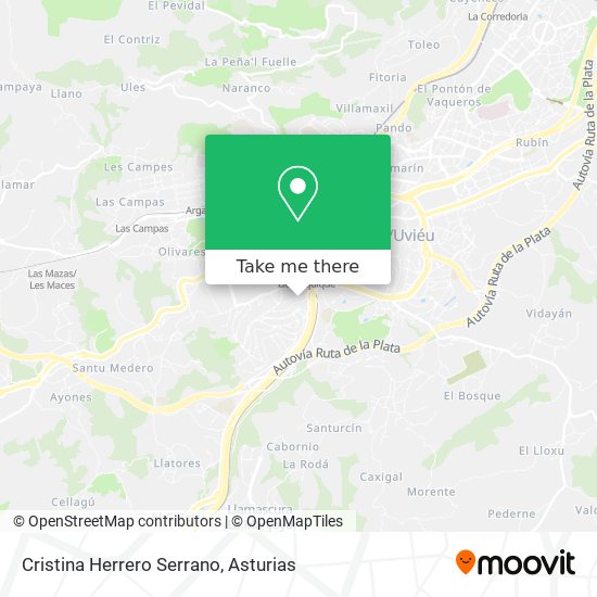 Cristina Herrero Serrano map