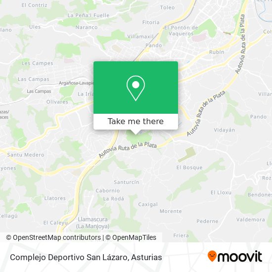 Complejo Deportivo San Lázaro map