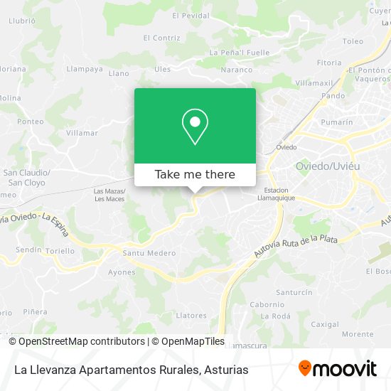 La Llevanza Apartamentos Rurales map