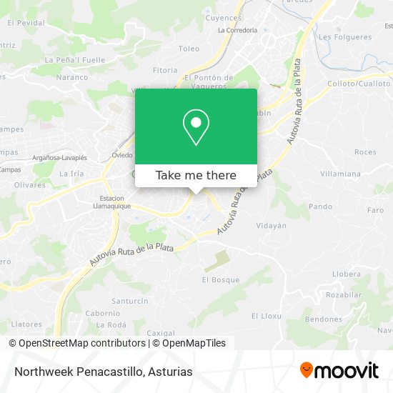 Northweek Penacastillo map