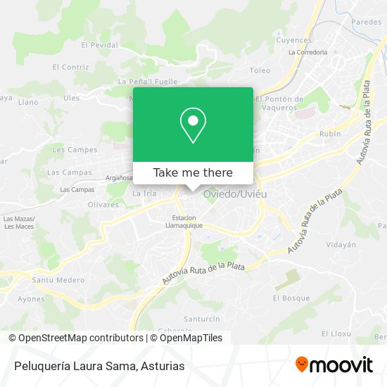 Peluquería Laura Sama map