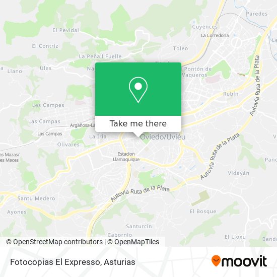 Fotocopias El Expresso map