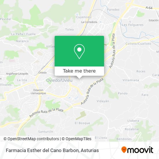 Farmacia Esther del Cano Barbon map