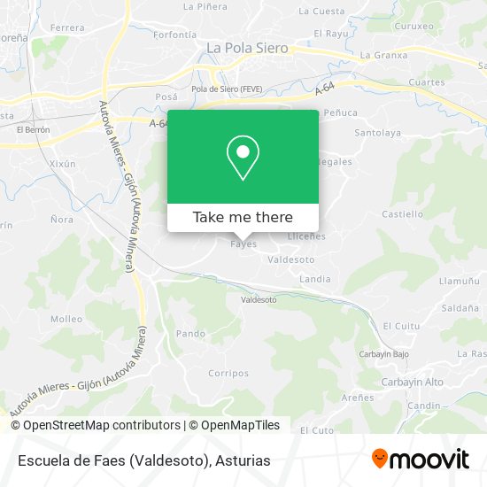 Escuela de Faes (Valdesoto) map
