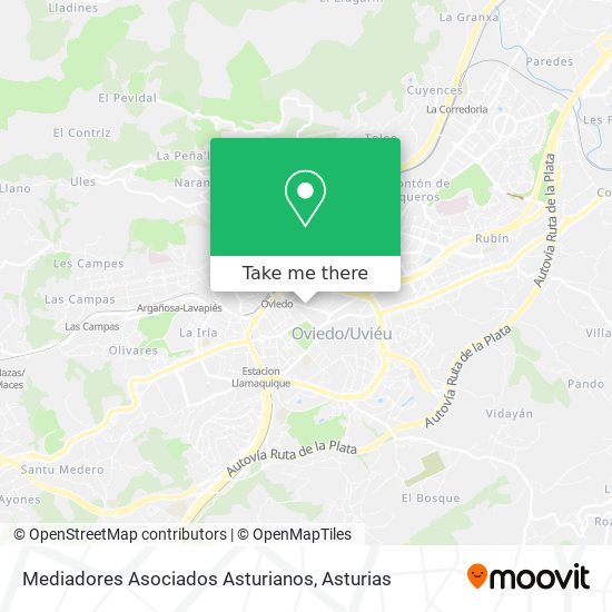 Mediadores Asociados Asturianos map