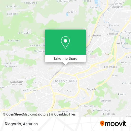 Riogordo map