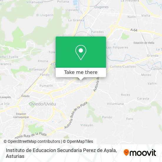 Instituto de Educacion Secundaria Perez de Ayala map