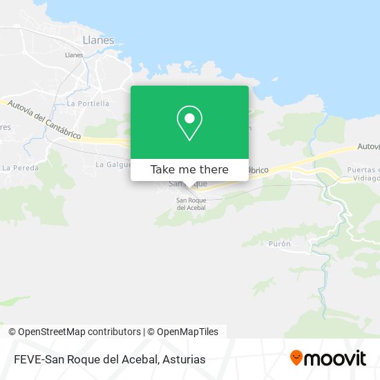 mapa FEVE-San Roque del Acebal