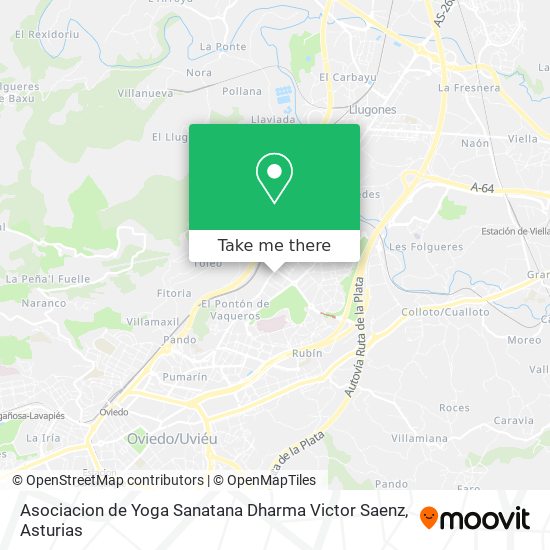 Asociacion de Yoga Sanatana Dharma Victor Saenz map