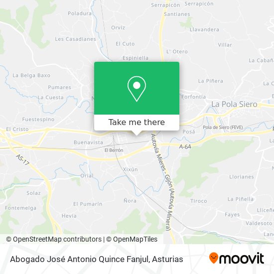 Abogado José Antonio Quince Fanjul map