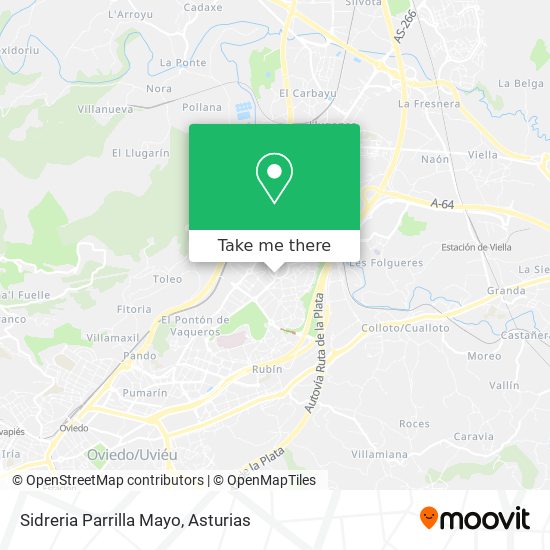 Sidreria Parrilla Mayo map