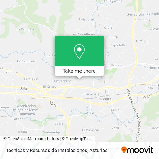Tecnicas y Recursos de Instalaciones map
