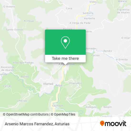 Arsenio Marcos Fernandez map