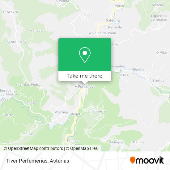 Tiver Perfumerias map