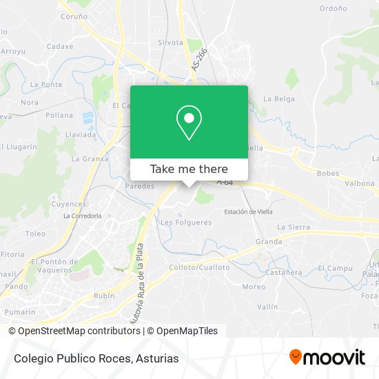 Colegio Publico Roces map