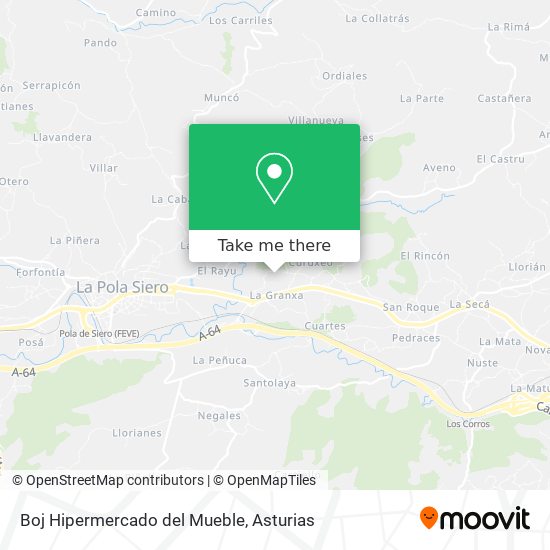 Boj Hipermercado del Mueble map