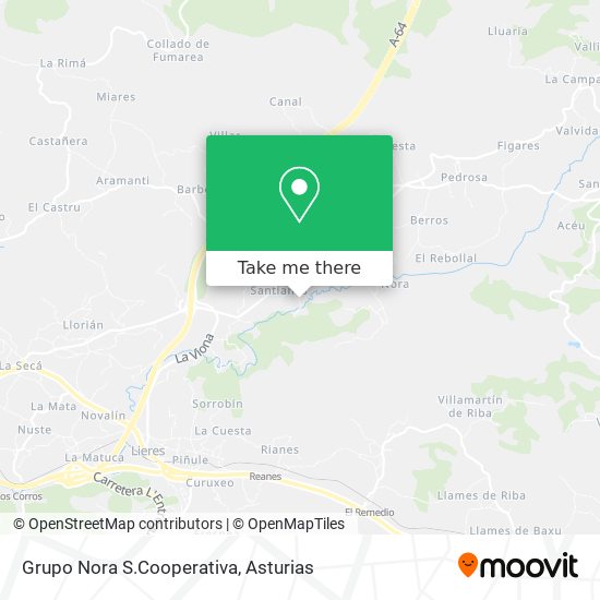 Grupo Nora S.Cooperativa map