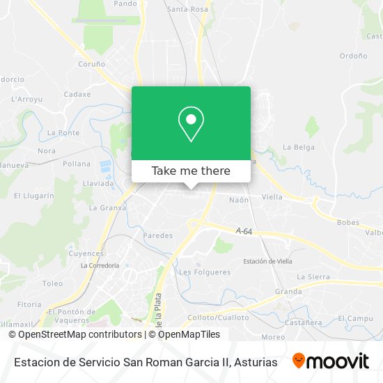 Estacion de Servicio San Roman Garcia II map