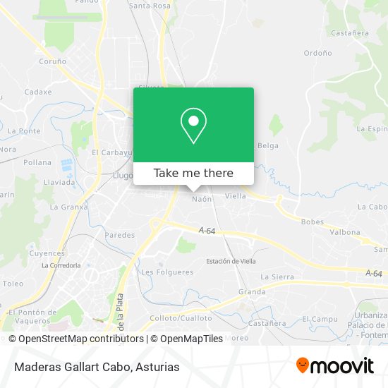 Maderas Gallart Cabo map