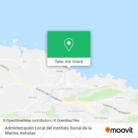 Administración Local del Instituto Social de la Marina map