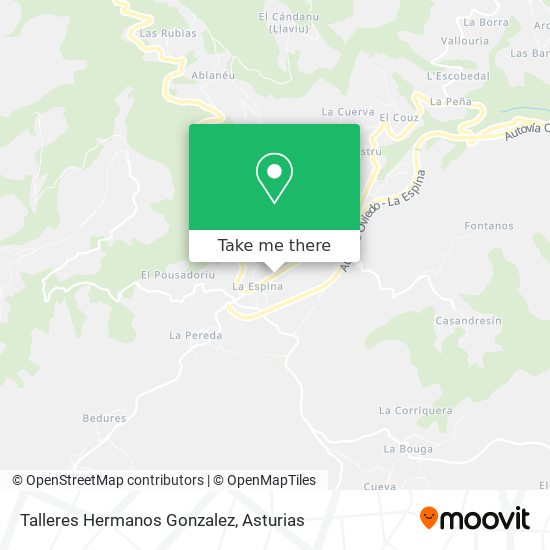 mapa Talleres Hermanos Gonzalez