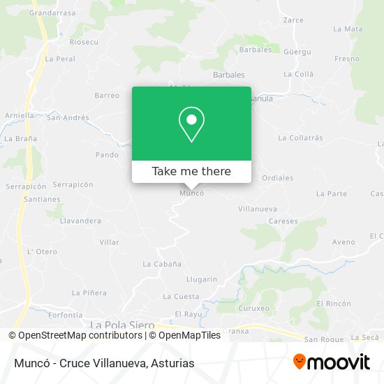 Muncó - Cruce Villanueva map