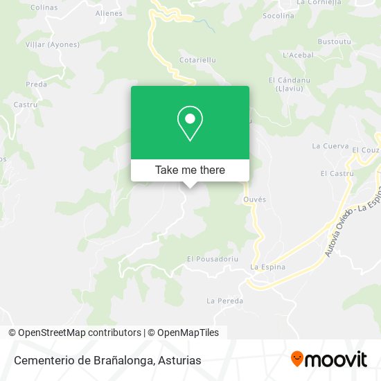 Cementerio de Brañalonga map